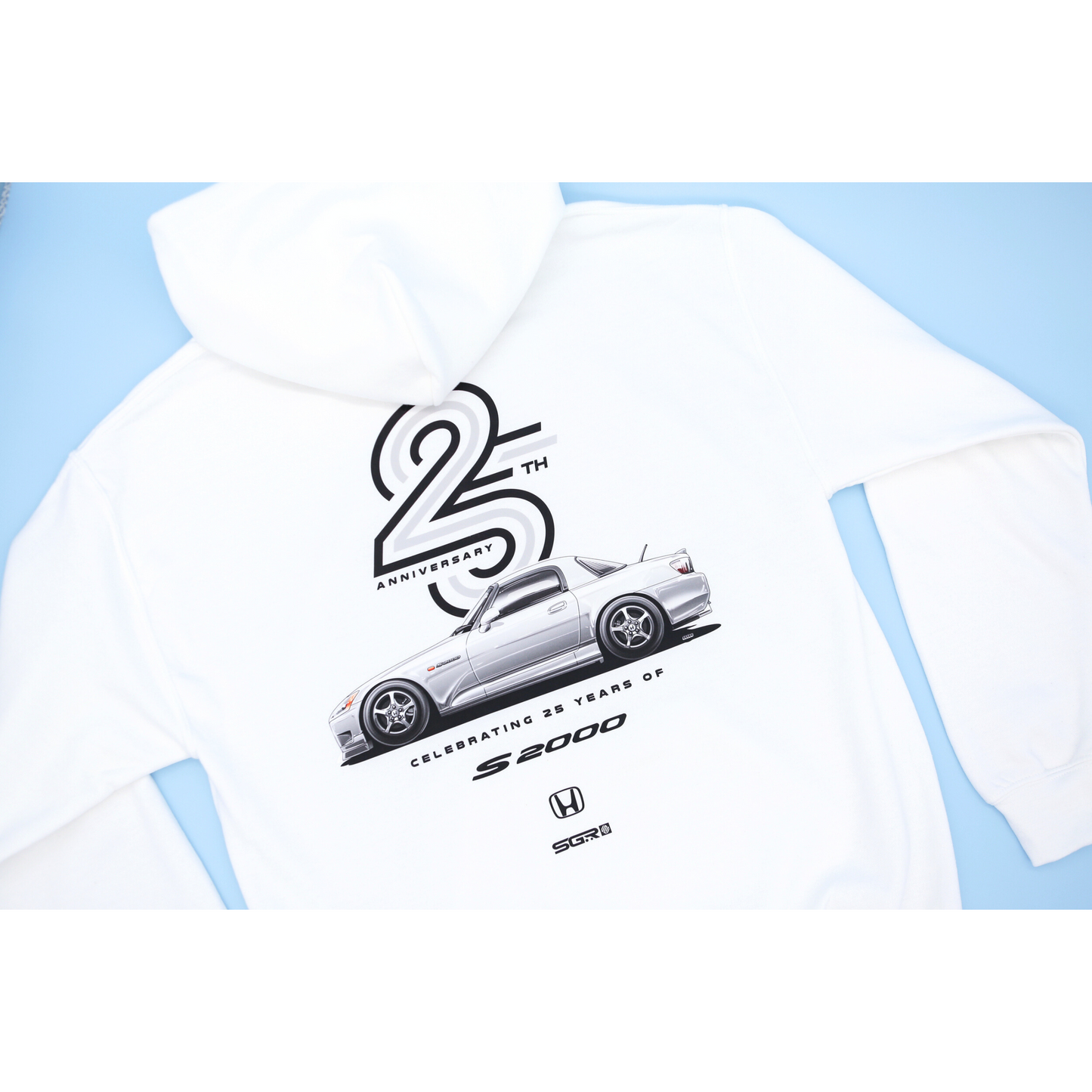 Honda S2000 25th Anniversary Hoodie BLACK