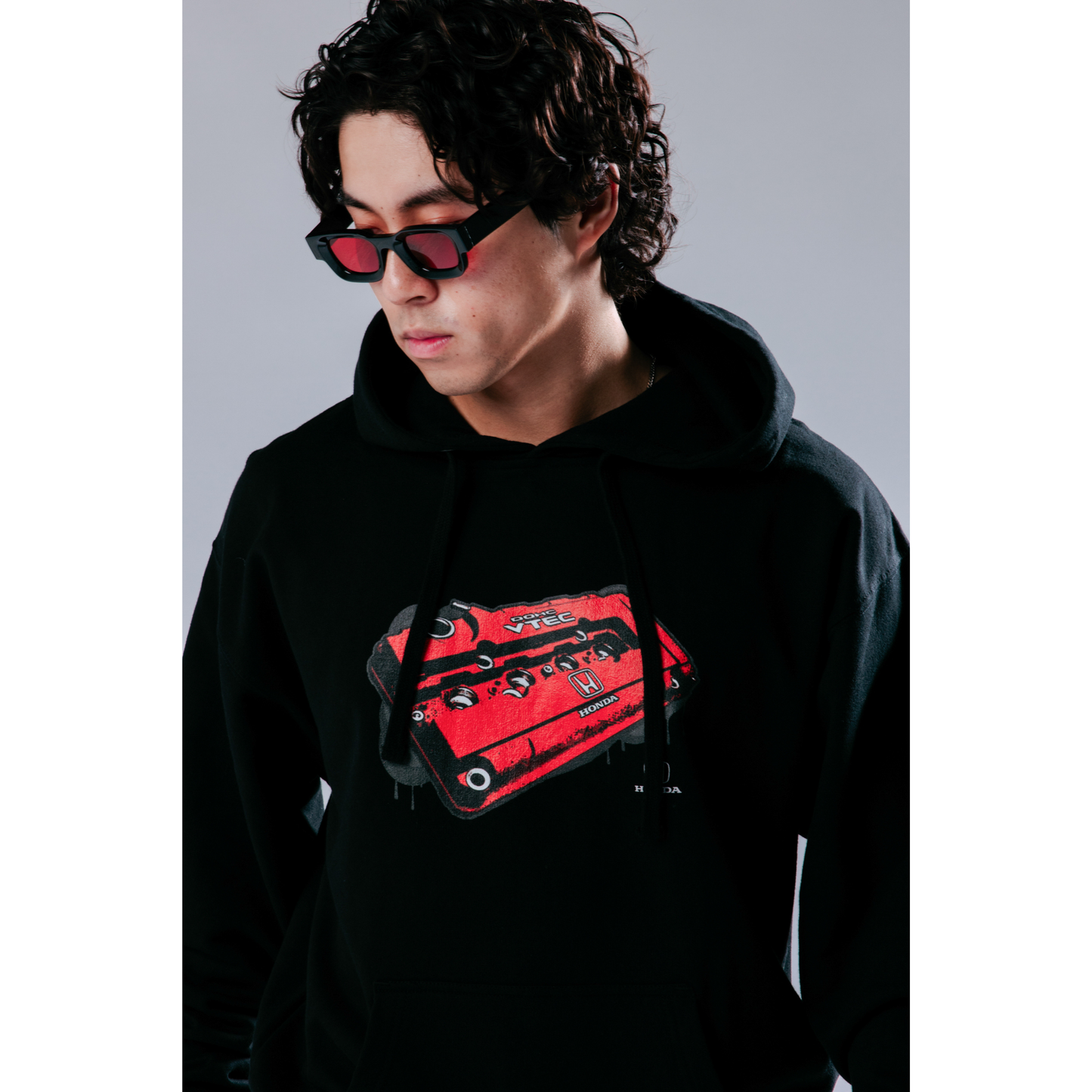 SGR VTEC B Series Valve Cover Honda Hoodie
