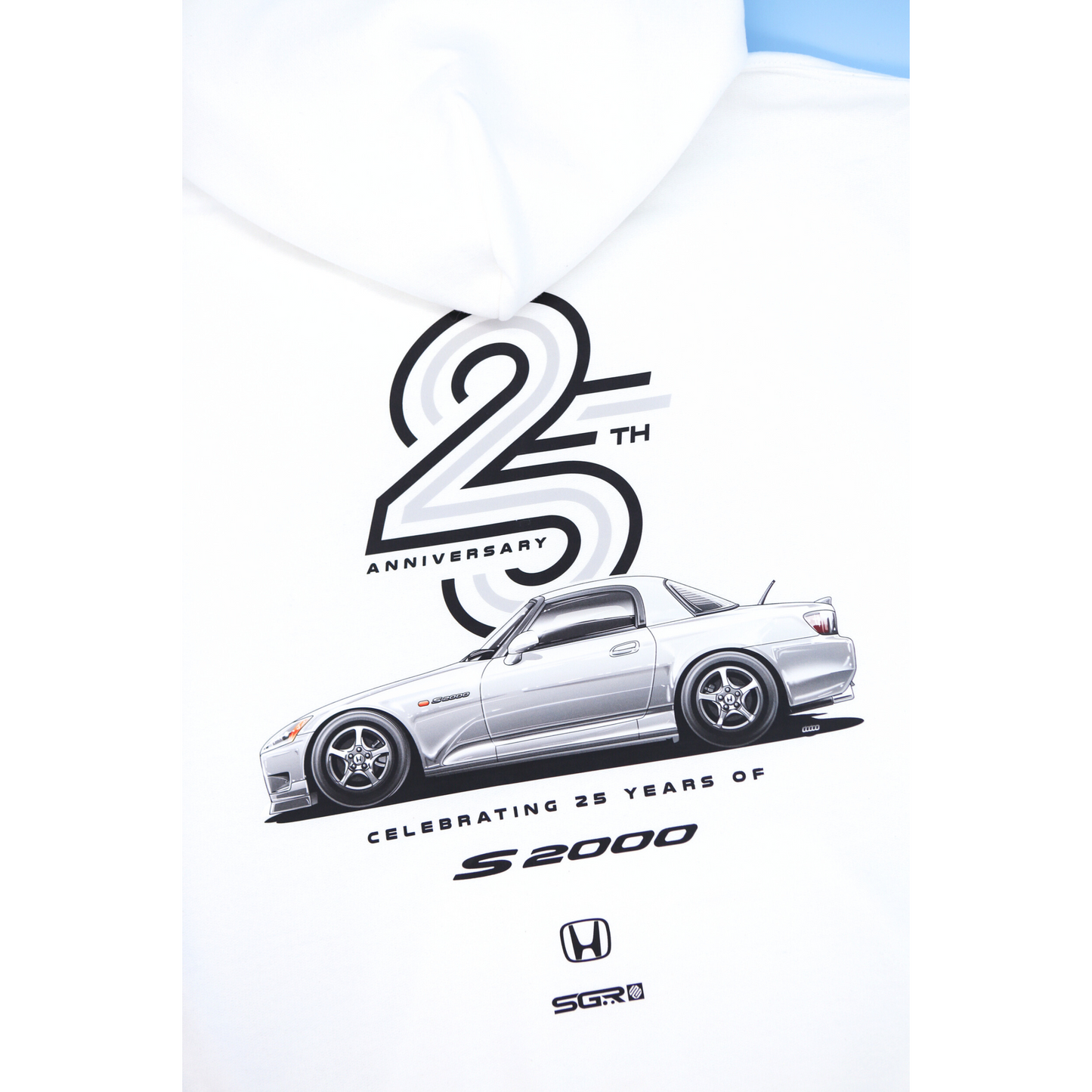 Honda S2000 25th Anniversary Zip Hoodie BLACK