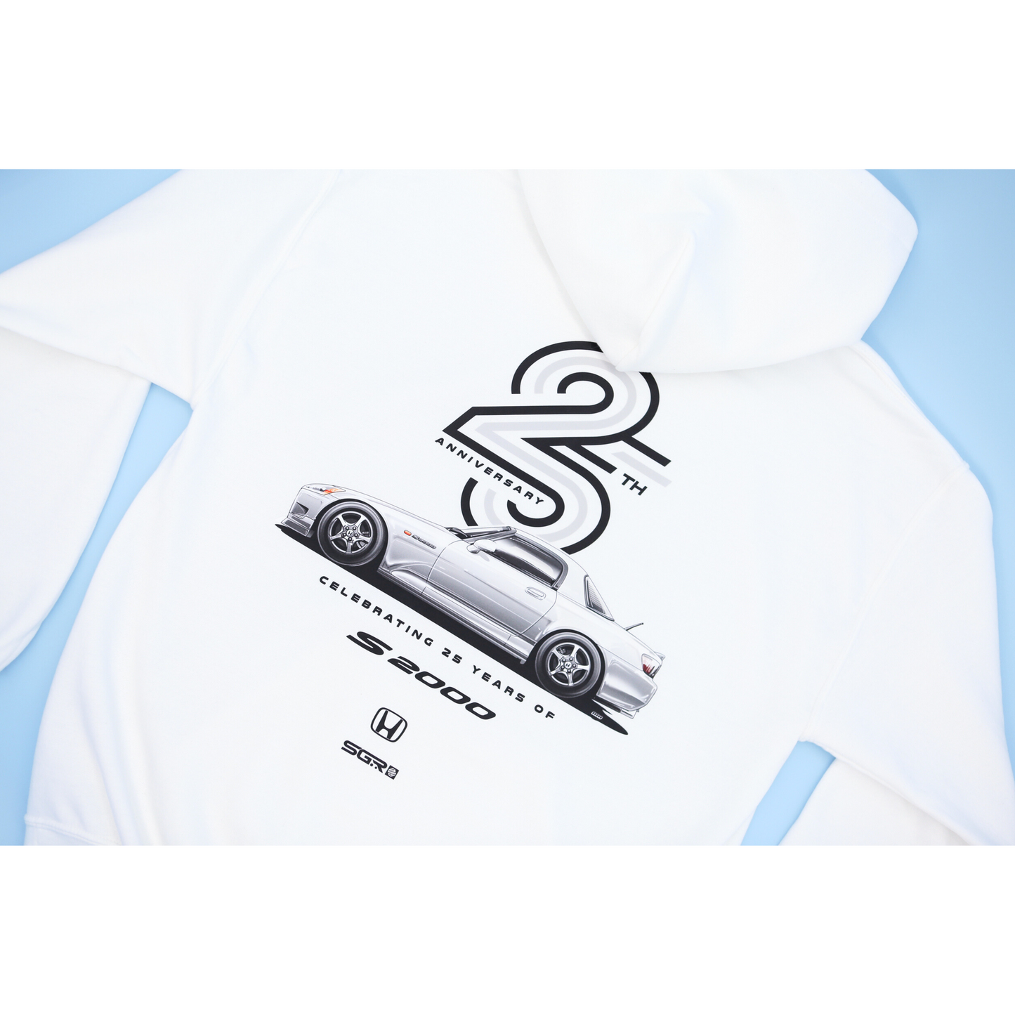 Honda S2000 25th Anniversary Zip Hoodie BLACK