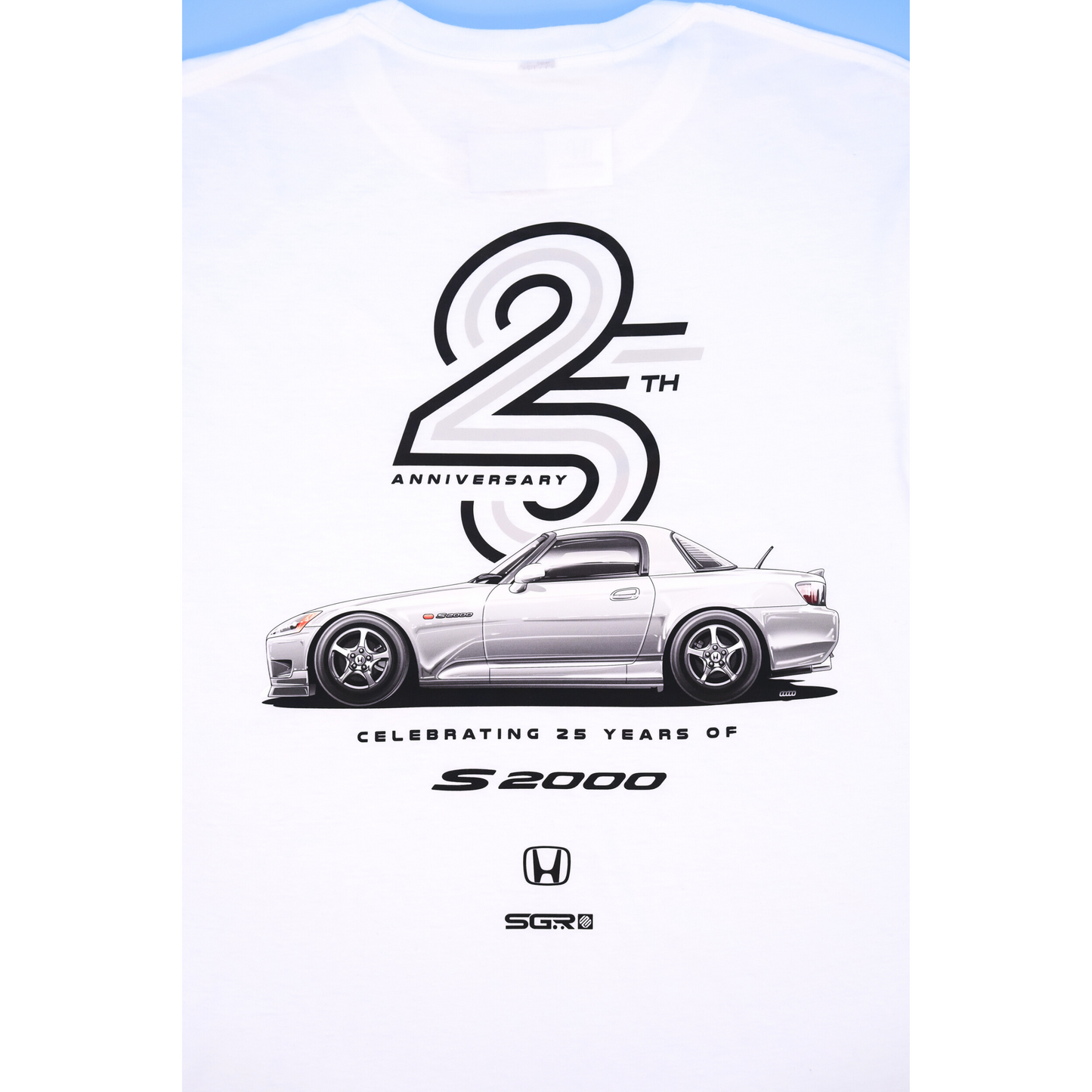Honda S2000 25th Anniversary Shirt WHITE
