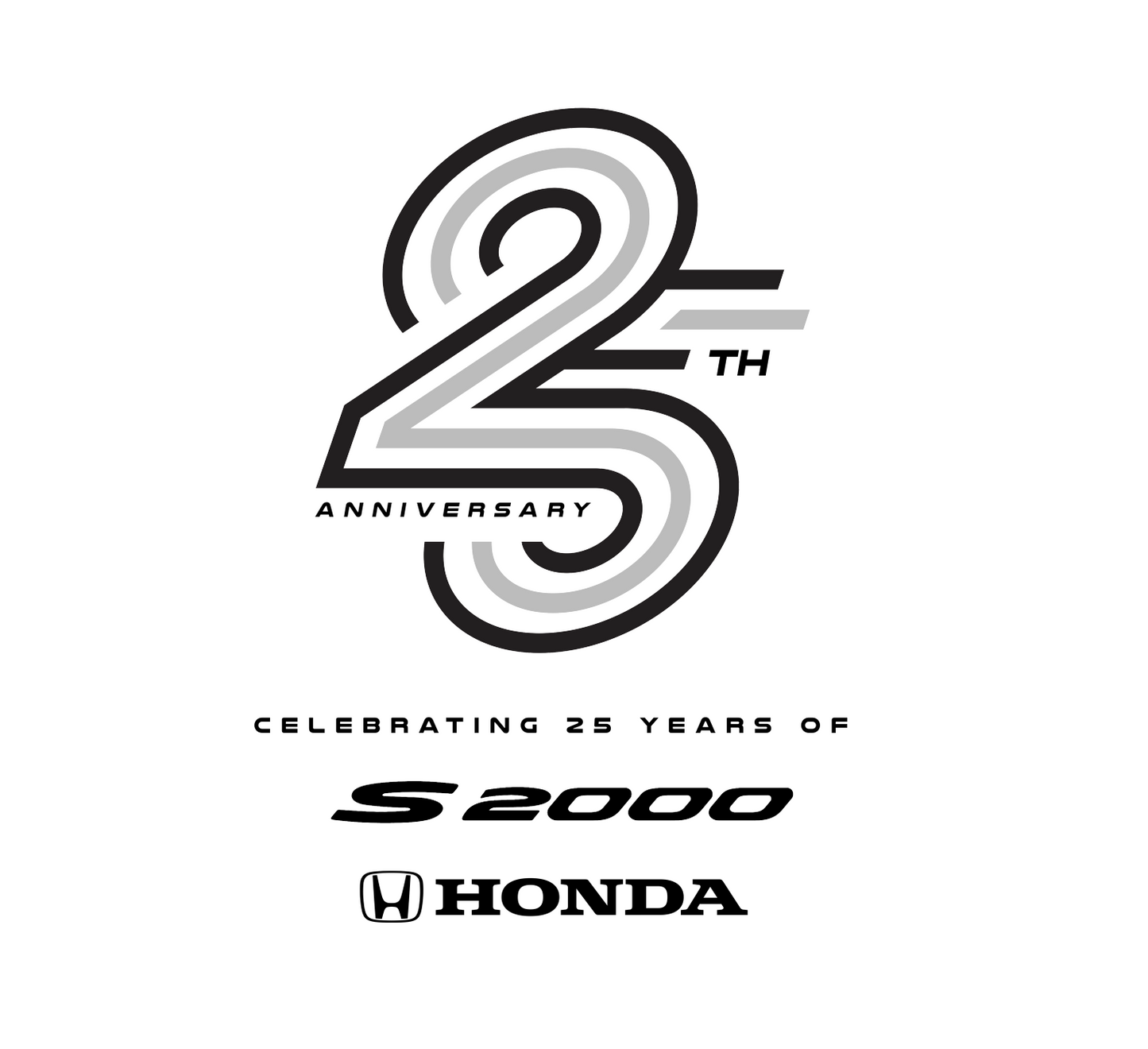 Honda S2000 25th Anniversary Hoodie BLACK