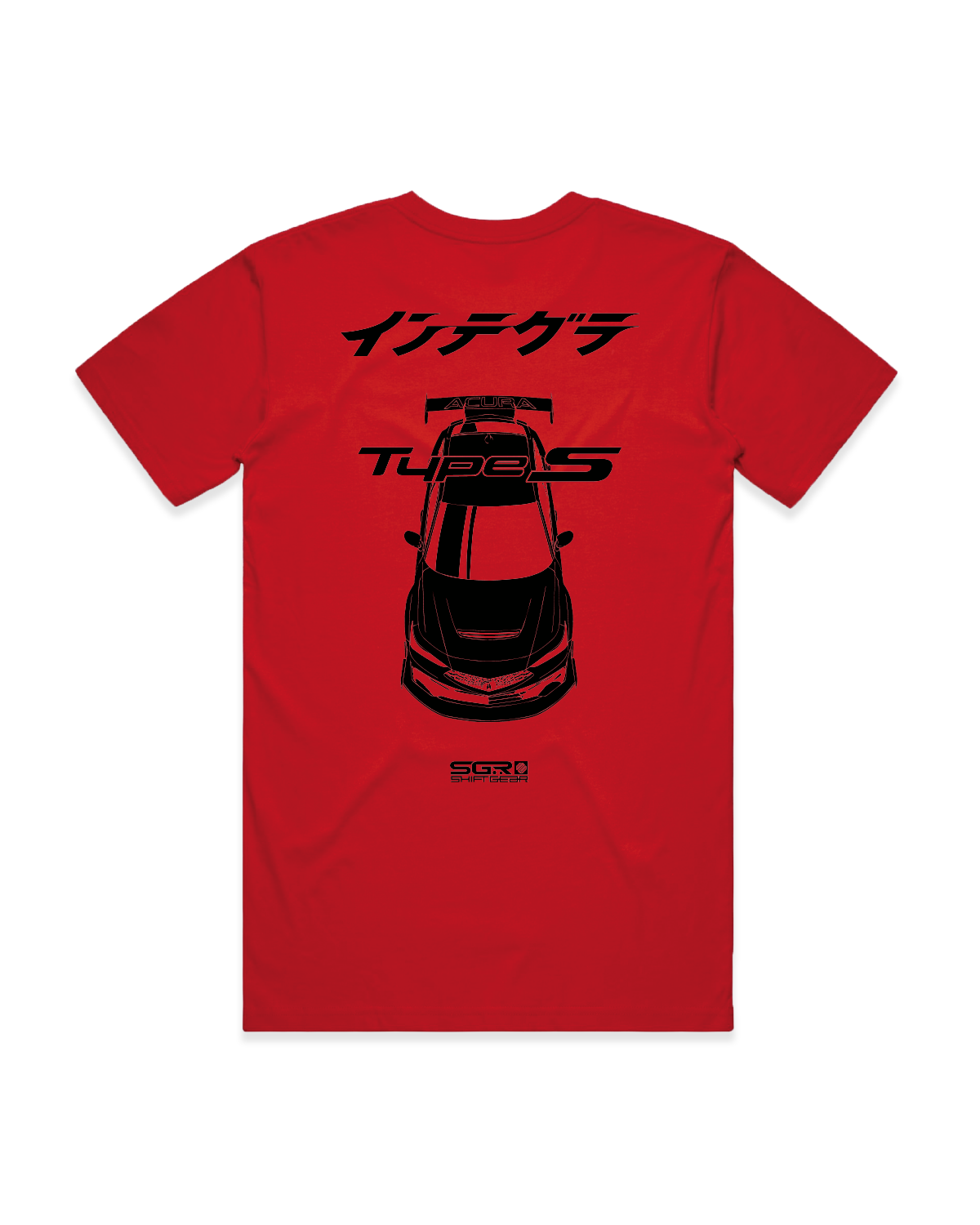 SGR Flying Acura Integra Type S Lineart - Red