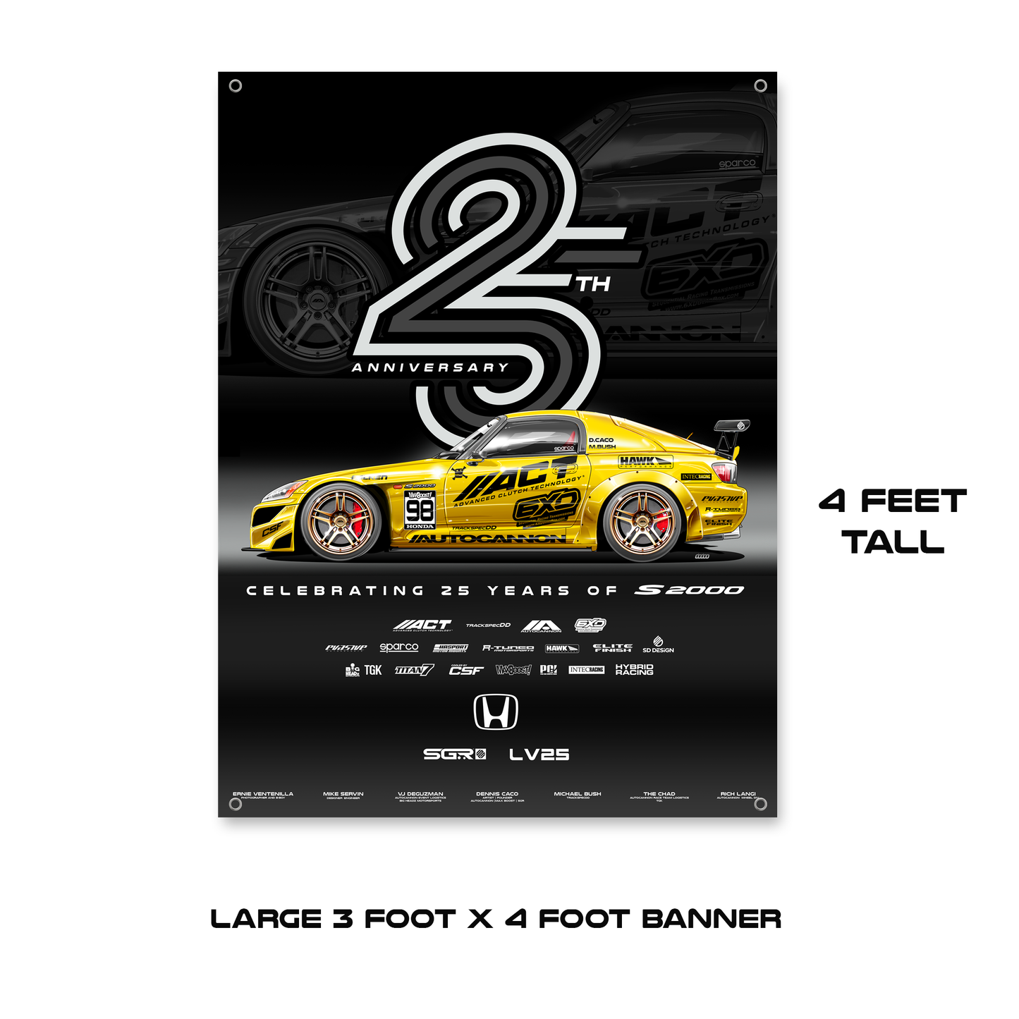 SGR x Honda S2000 Collectible Banner - SEMA Edition