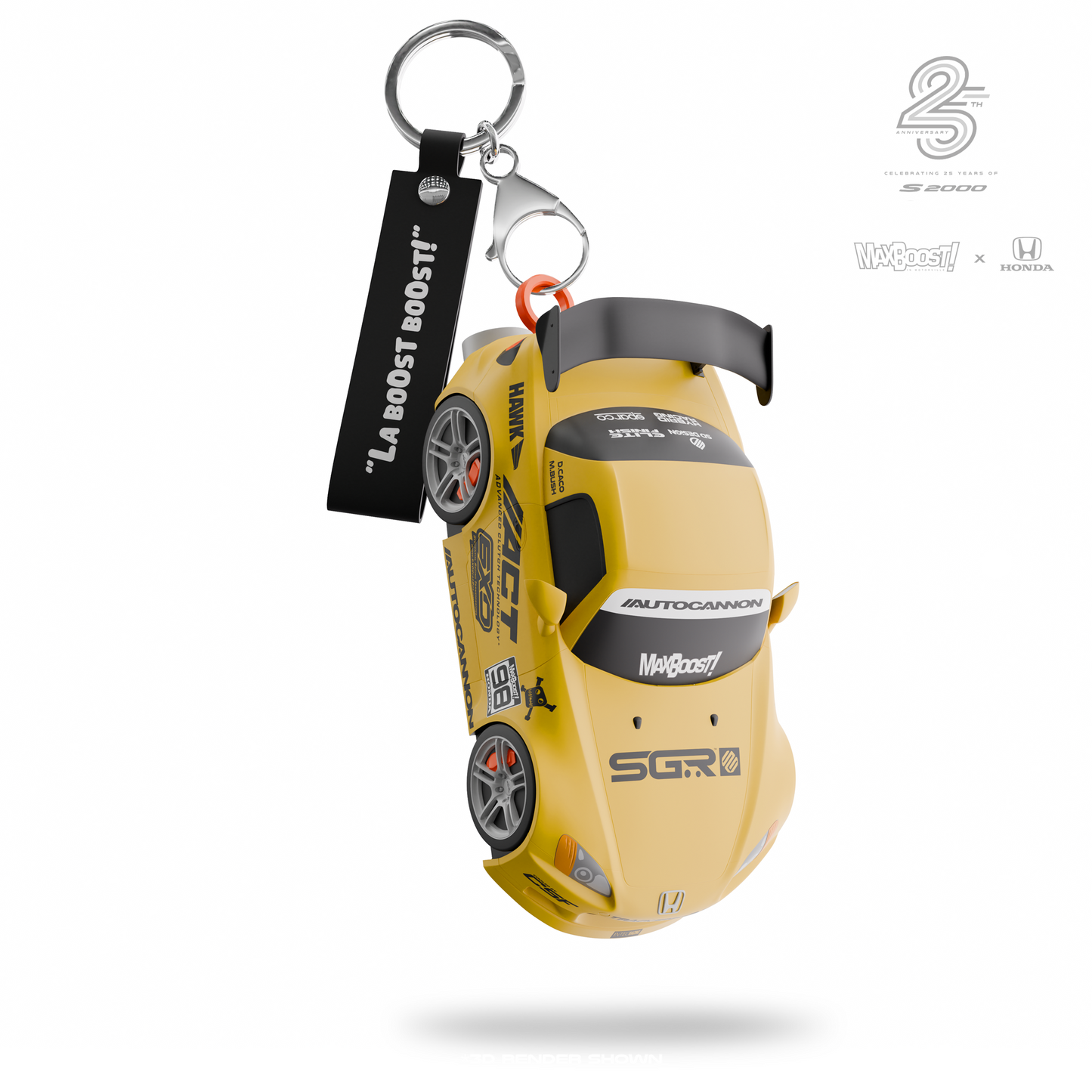 Max Boost x Honda S2000 Collectible Vehicle Keychain - SEMA Edition
