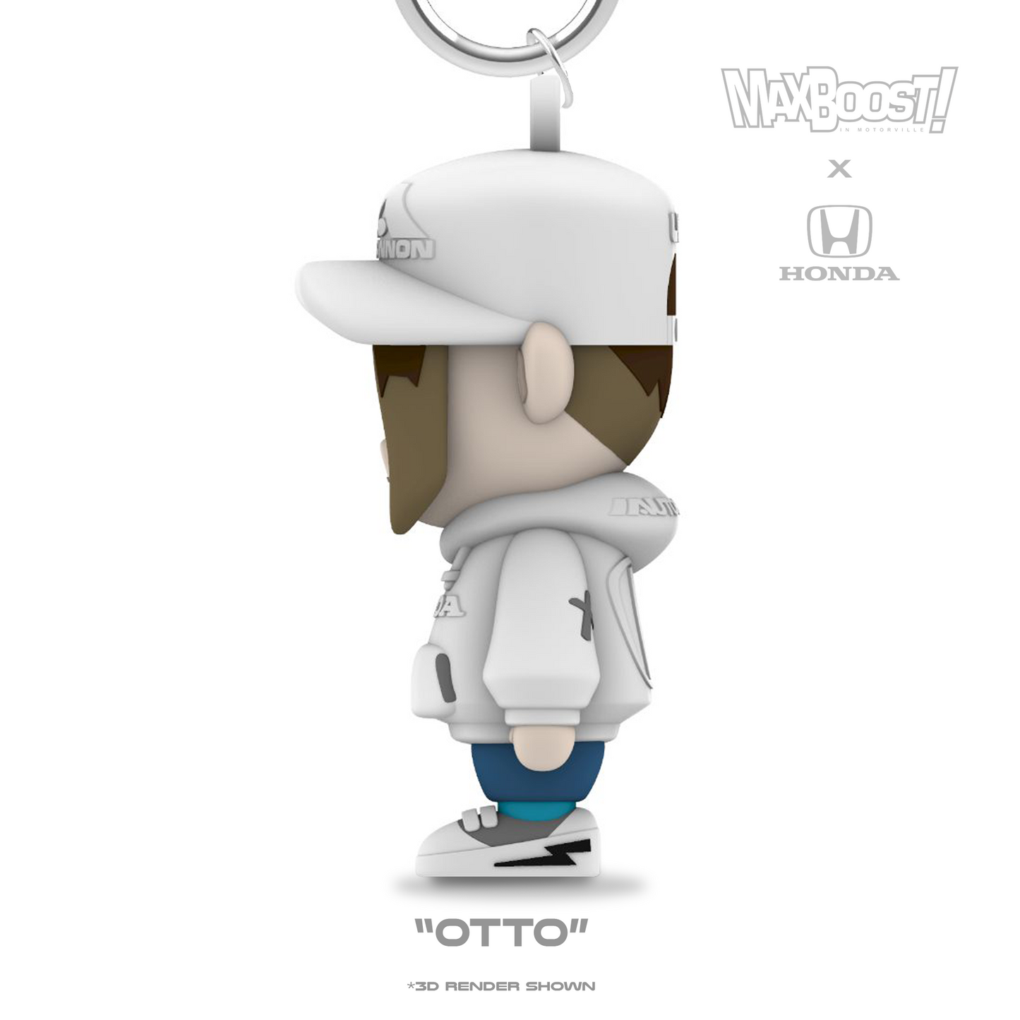 Max Boost x Honda “Otto” Collectible Figure Keychain - SEMA Edition