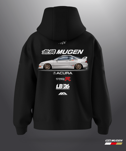 SGR x Acura LB26 Mugen Integra Hoodie Black