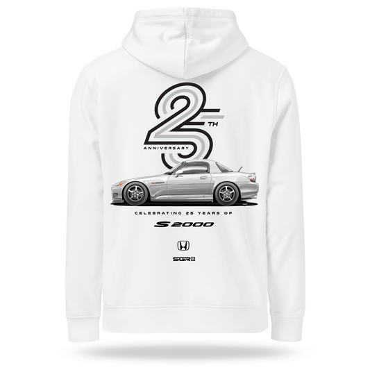 Honda S2000 25th Anniversary Hoodie WHITE