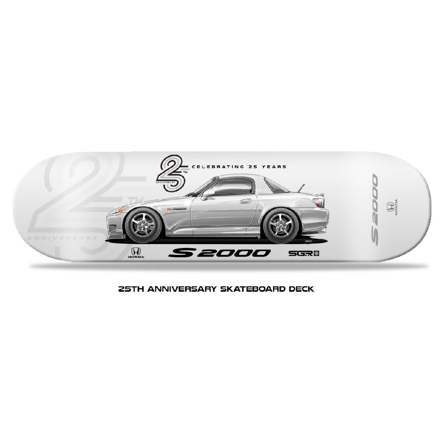 Honda S2000 25th Anniversary Skateboard Deck