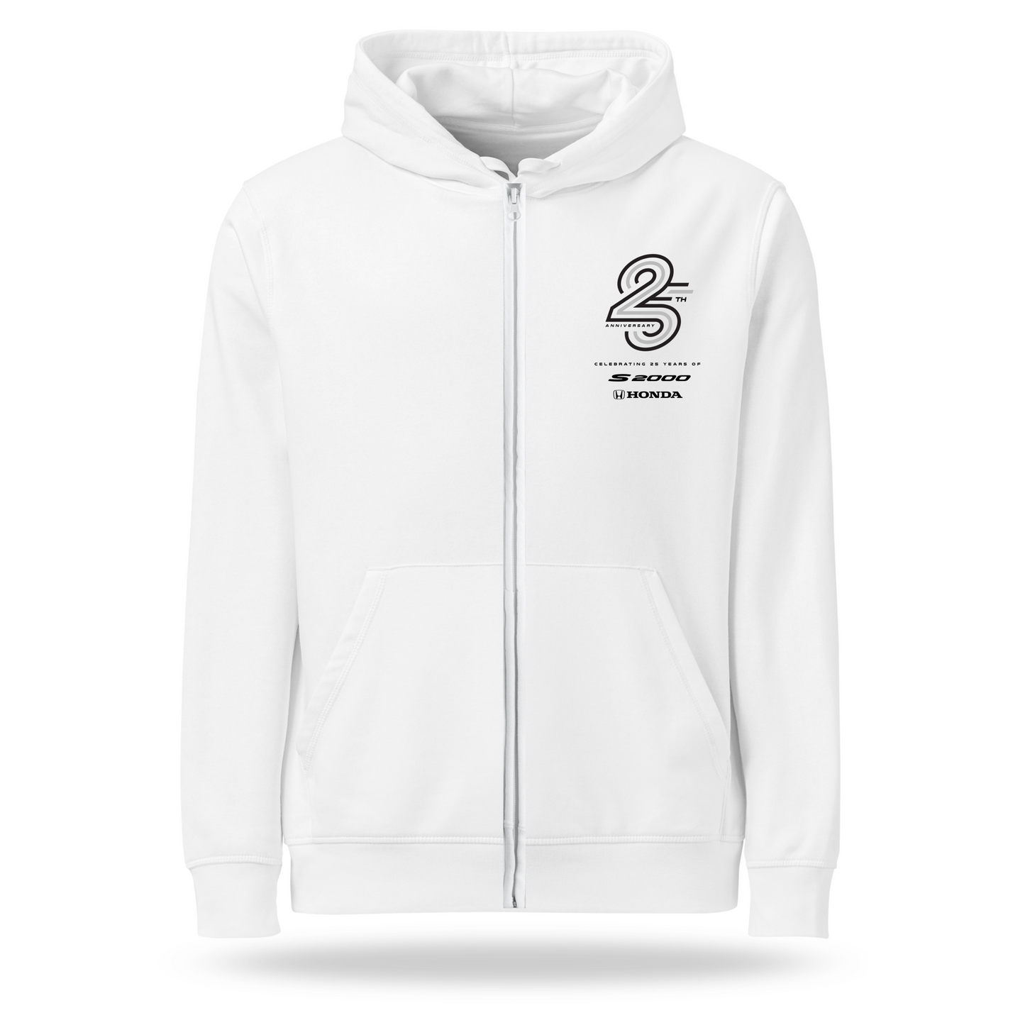 Honda S2000 25th Anniversary Zip Hoodie WHITE